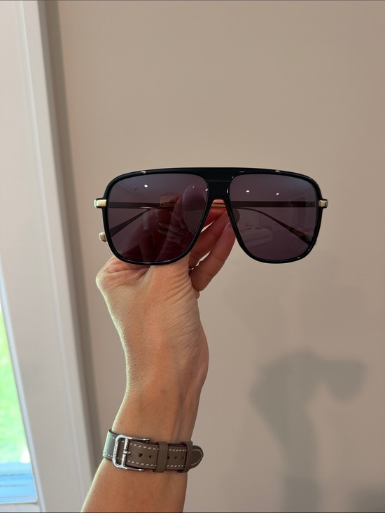 John Varvatos Other - John Varvators Black Aviator Sunglasses with Dark Lenses